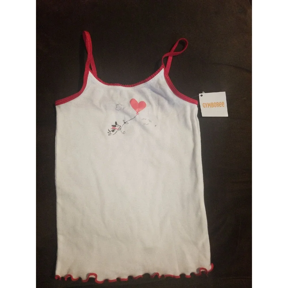 Gymboree valentine's day camisole 3 4‎ nwt